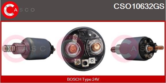 Casco CSO10632GS - Тяговое реле, стартер avtokuzovplus.com.ua