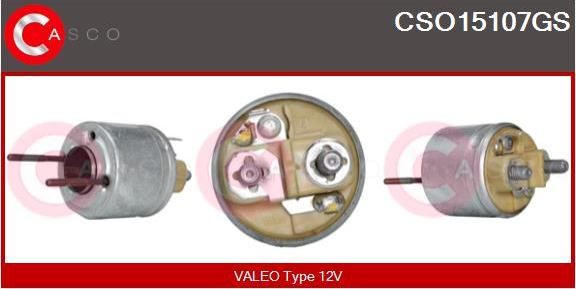 Casco CSO15107GS - Тягове реле, стартер autocars.com.ua