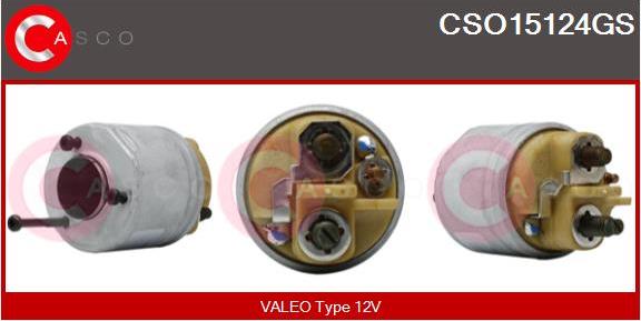 Casco CSO15124GS - Тягове реле, стартер autocars.com.ua