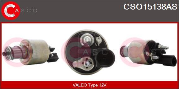 Casco CSO15138AS - Тягове реле, стартер autocars.com.ua