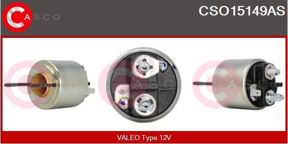 Casco CSO15149AS - Тягове реле, стартер autocars.com.ua