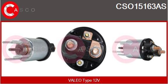 Casco CSO15163AS - Тягове реле, стартер autocars.com.ua