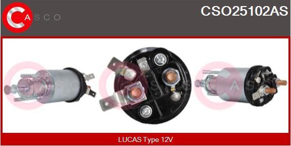 Casco CSO25102AS - Тяговое реле, стартер avtokuzovplus.com.ua