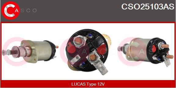 Casco CSO25103AS - Тяговое реле, стартер avtokuzovplus.com.ua