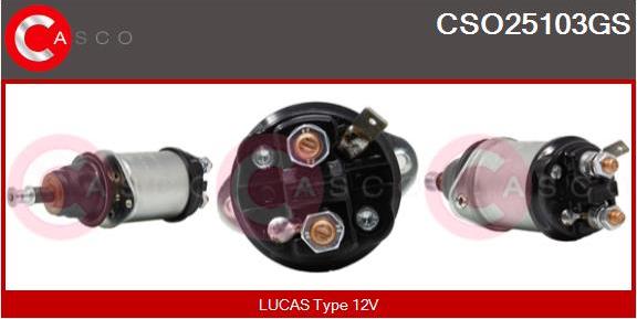 Casco CSO25103GS - Тяговое реле, стартер avtokuzovplus.com.ua