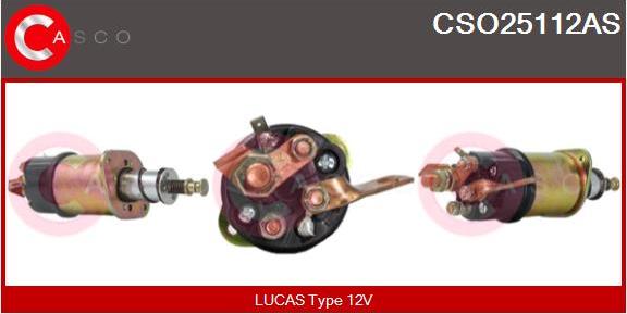 Casco CSO25112AS - Тяговое реле, стартер avtokuzovplus.com.ua