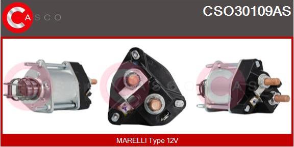 Casco CSO30109AS - Тяговое реле, стартер avtokuzovplus.com.ua