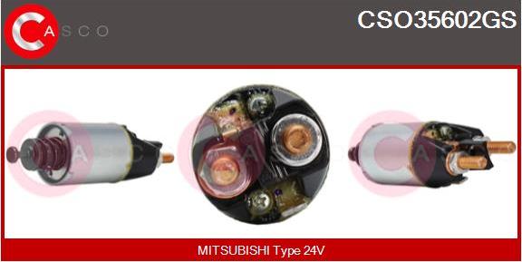 Casco CSO35602GS - Тяговое реле, стартер avtokuzovplus.com.ua