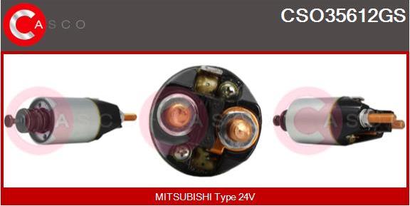 Casco CSO35612GS - Тяговое реле, стартер avtokuzovplus.com.ua