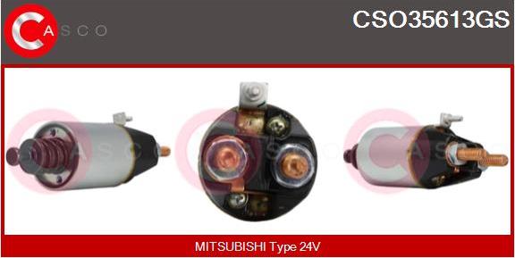 Casco CSO35613GS - Тяговое реле, стартер avtokuzovplus.com.ua