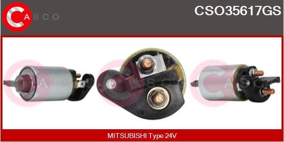 Casco CSO35617GS - Тяговое реле, стартер autodnr.net