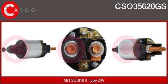 Casco CSO35620GS - Тяговое реле, стартер autodnr.net