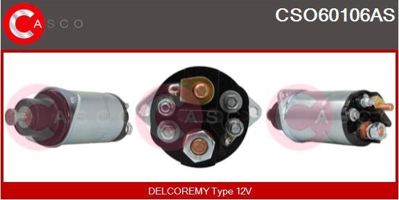 Casco CSO60106AS - Тягове реле, стартер autocars.com.ua