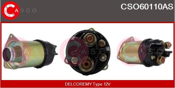 Casco CSO60110AS - Тягове реле, стартер autocars.com.ua