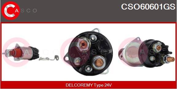 Casco CSO60601GS - Тягове реле, стартер autocars.com.ua