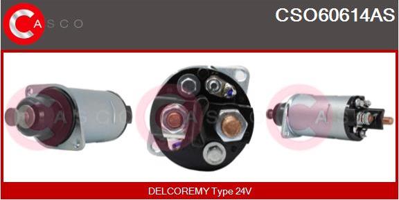 Casco CSO60614AS - Тягове реле, стартер autocars.com.ua