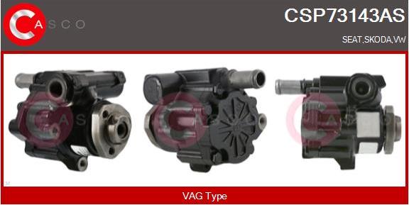 Casco CSP73143AS - Гидравлический насос, рулевое управление, ГУР autodnr.net