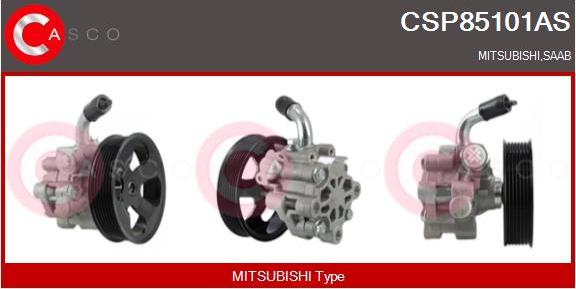 Casco CSP85101AS - Гідравлічний насос, рульове управління, ГУР autocars.com.ua