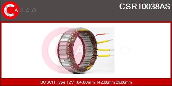 Casco CSR10038AS - Статор, генератор autodnr.net