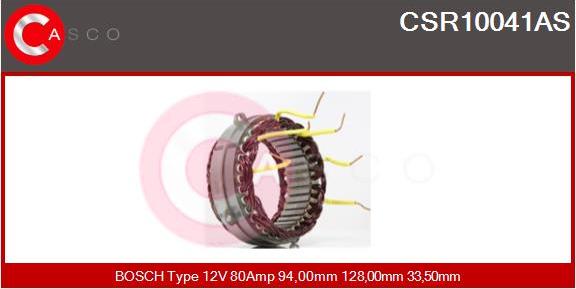 Casco CSR10041AS - Статор, генератор autodnr.net