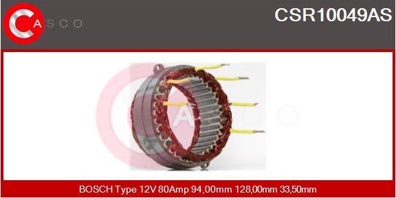 Casco CSR10049AS - Статор, генератор avtokuzovplus.com.ua