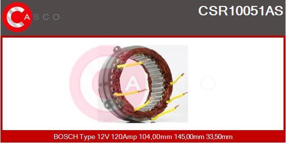 Casco CSR10051AS - Статор, генератор avtokuzovplus.com.ua