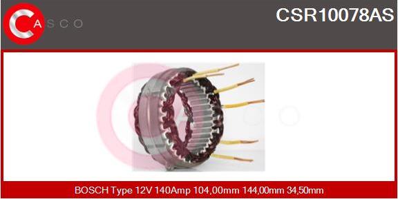 Casco CSR10078AS - Статор, генератор autodnr.net