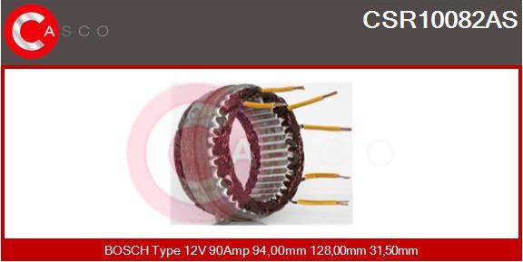 Casco CSR10082AS - Статор, генератор autocars.com.ua