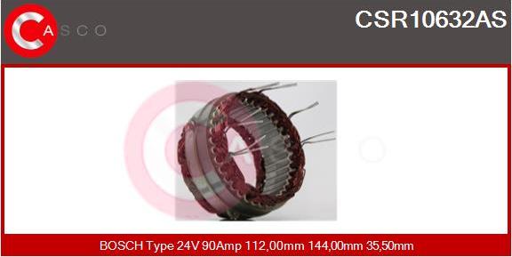 Casco CSR10632AS - Статор, генератор avtokuzovplus.com.ua