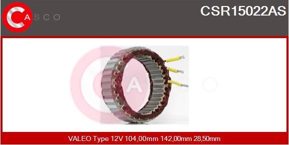 Casco CSR15022AS - Статор, генератор autodnr.net