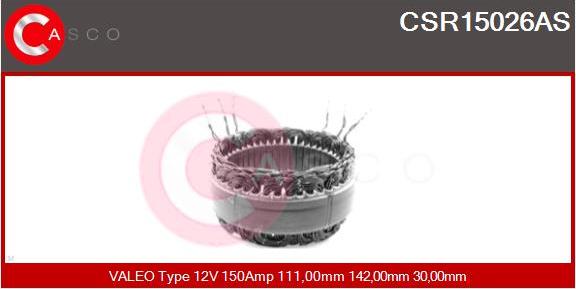 Casco CSR15026AS - Статор, генератор avtokuzovplus.com.ua