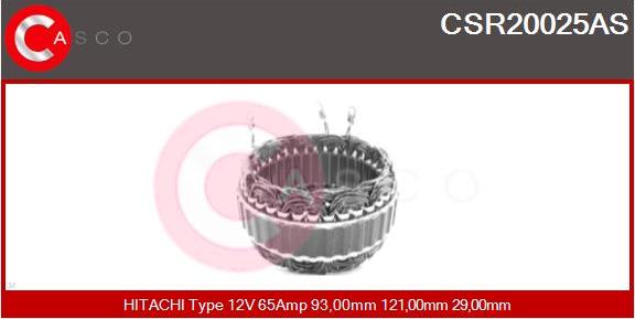 Casco CSR20025AS - Статор, генератор autodnr.net