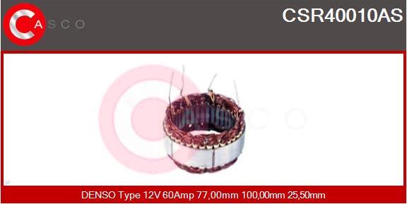 Casco CSR40010AS - Статор, генератор avtokuzovplus.com.ua