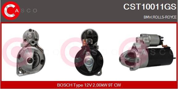 Casco CST10011GS - Стартер avtokuzovplus.com.ua