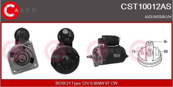 Casco CST10012AS - Стартер avtokuzovplus.com.ua