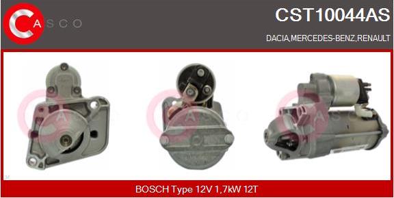 Casco CST10044AS - Стартер autocars.com.ua