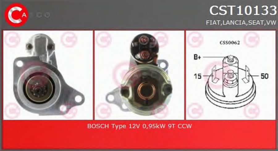 Casco CST10133 - Стартер avtokuzovplus.com.ua