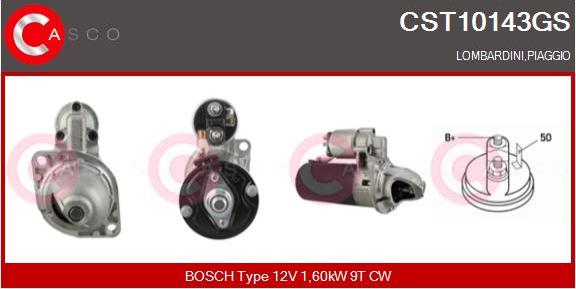 Casco CST10143GS - Стартер autocars.com.ua