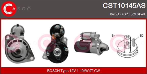 Casco CST10145AS - Стартер avtokuzovplus.com.ua