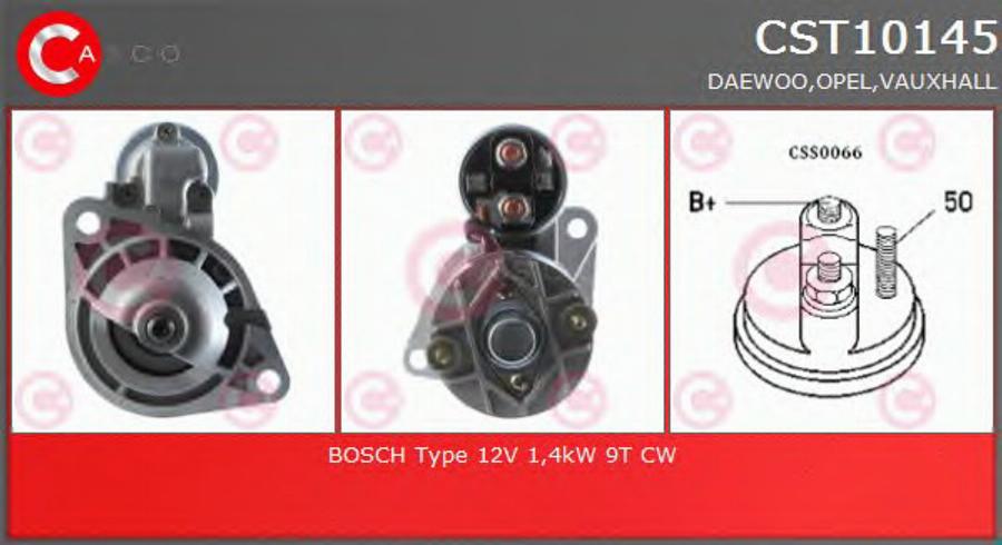 Casco CST10145 - Стартер autodnr.net