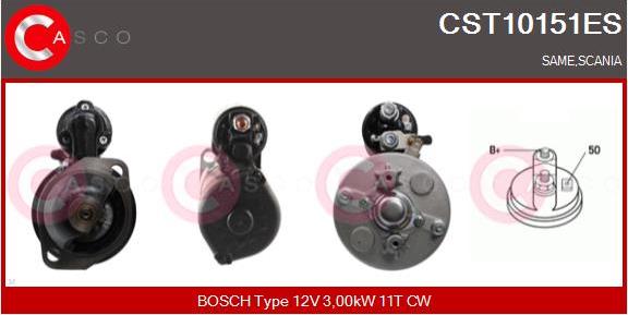 Casco CST10151ES - Стартер avtokuzovplus.com.ua