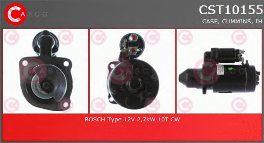 Casco CST10155 - Стартер avtokuzovplus.com.ua