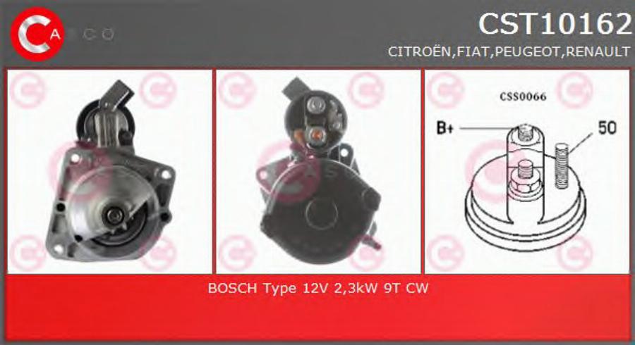 Casco CST10162 - Стартер avtokuzovplus.com.ua