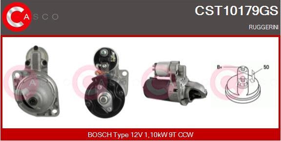 Casco CST10179GS - Стартер avtokuzovplus.com.ua