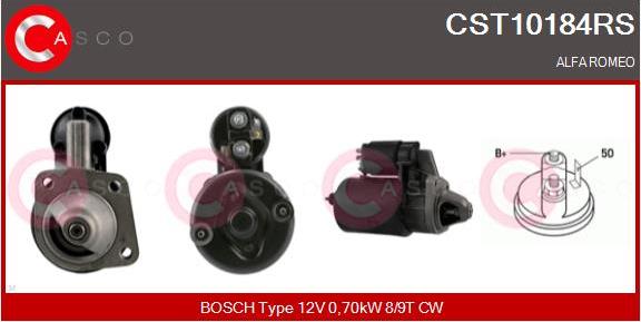 Casco CST10184RS - Стартер autocars.com.ua