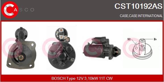 Casco CST10192AS - Стартер autocars.com.ua