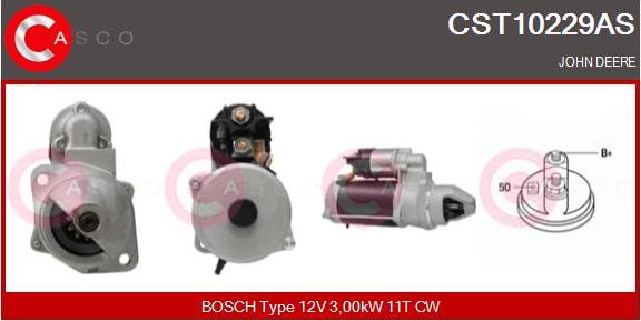 Casco CST10229AS - Стартер autocars.com.ua