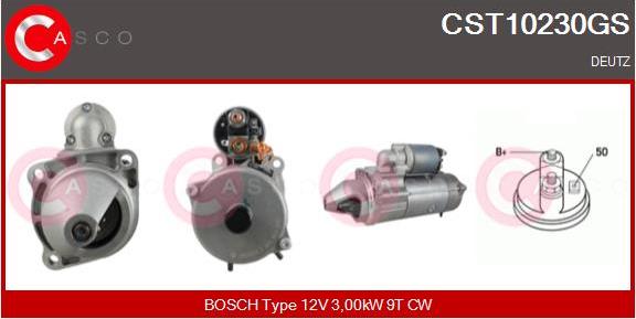 Casco CST10230GS - Стартер avtokuzovplus.com.ua