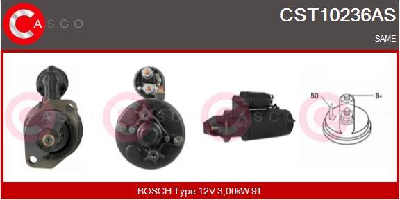 Casco CST10236AS - Стартер autocars.com.ua