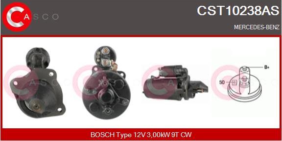 Casco CST10238AS - Стартер avtokuzovplus.com.ua